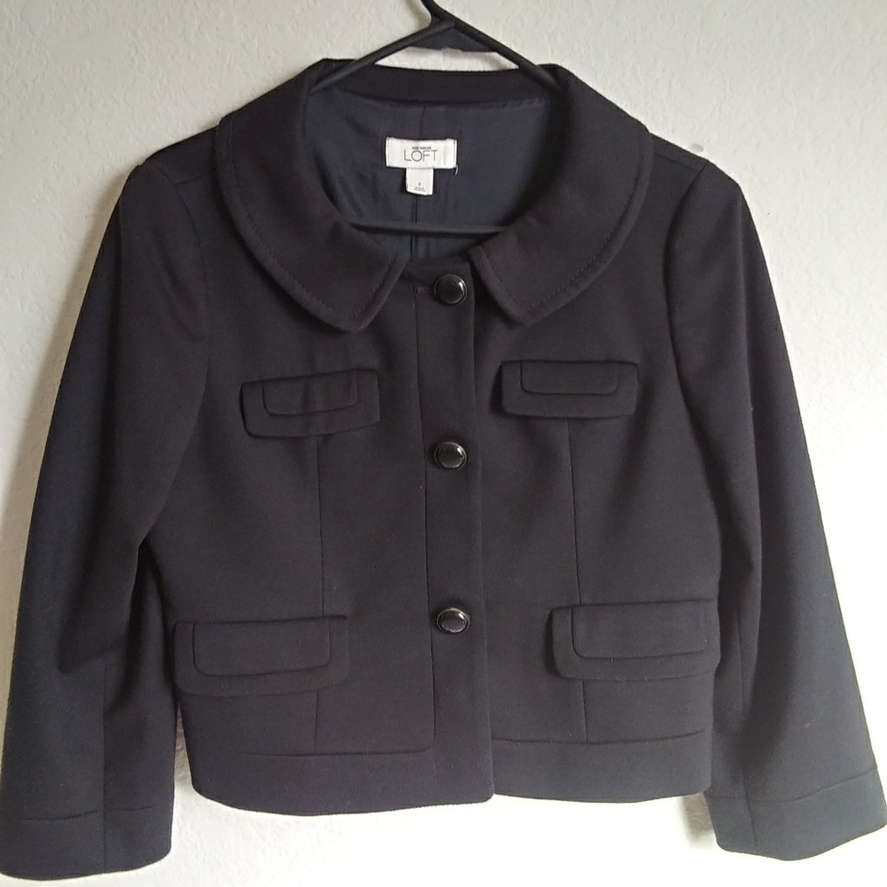 Anne Klein/The Loft Black designer coat/blazer.